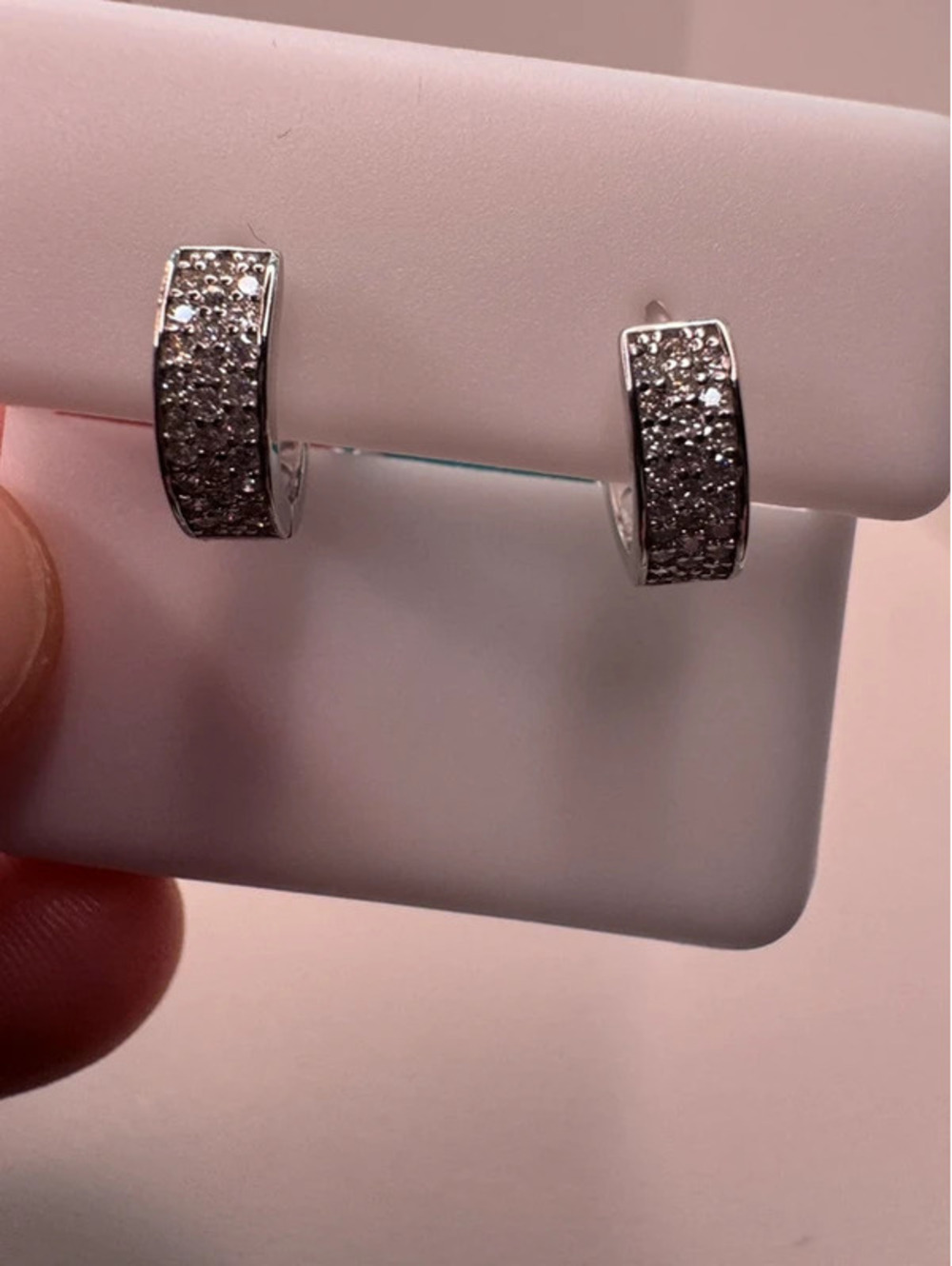 925 Sterling silver 0.26ctw Moissanite